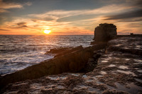 Sunset at the Rock