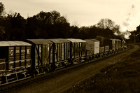 Setting Sun III mono